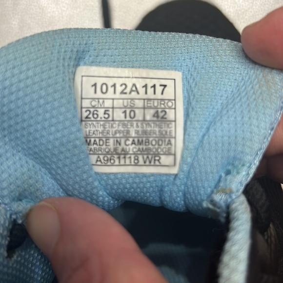 Asics Patriot 10 Running Shoes Womens Size 10 BLACK/SKYLIGHT - Picture 5 of 5